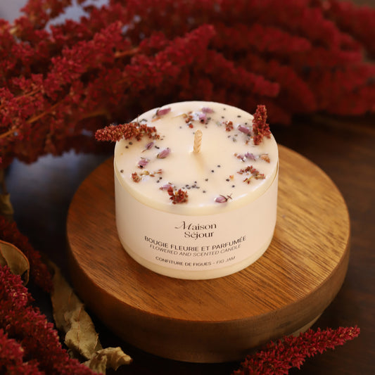 Bougie de fleurie 80g Confiture de figues