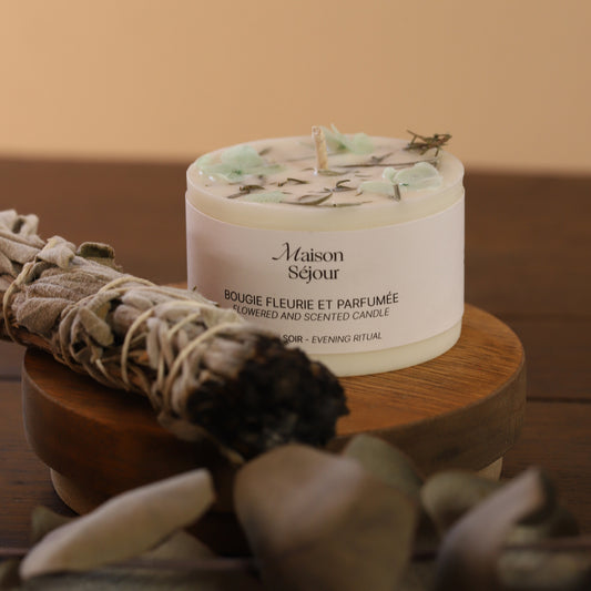 Bougie de fleurie 80g Rituel de soir