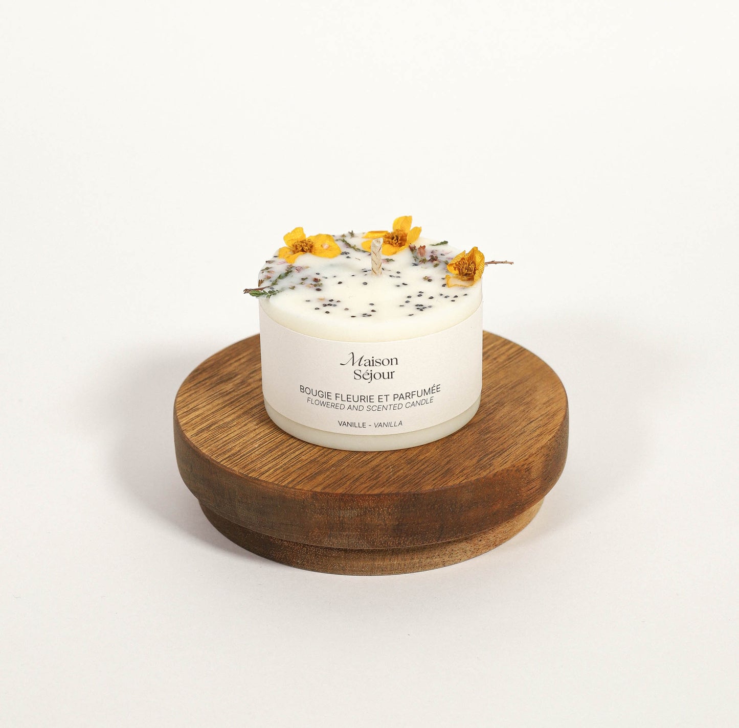 Bougie de fleurie 80g Vanille