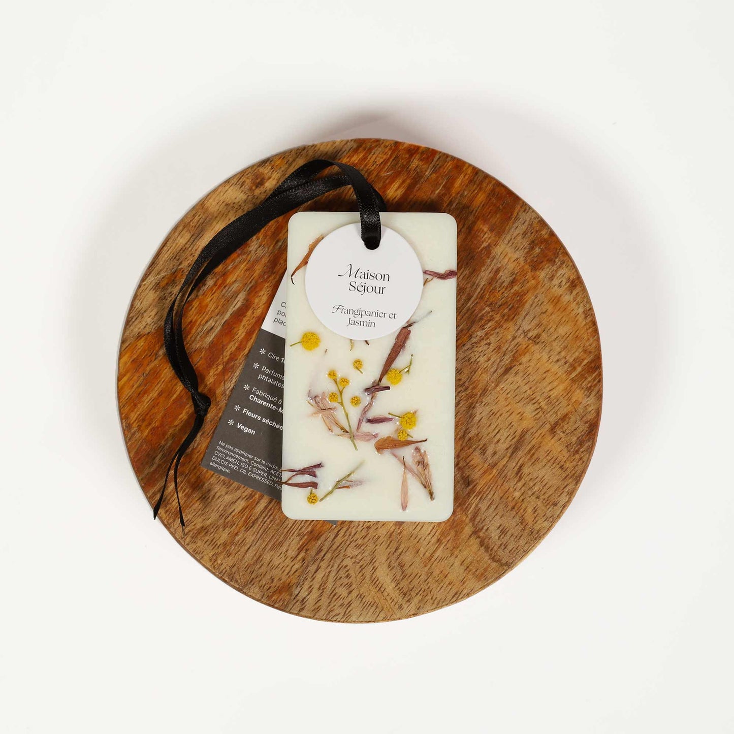Carte florale parfumée Frangipanier & Jasmin