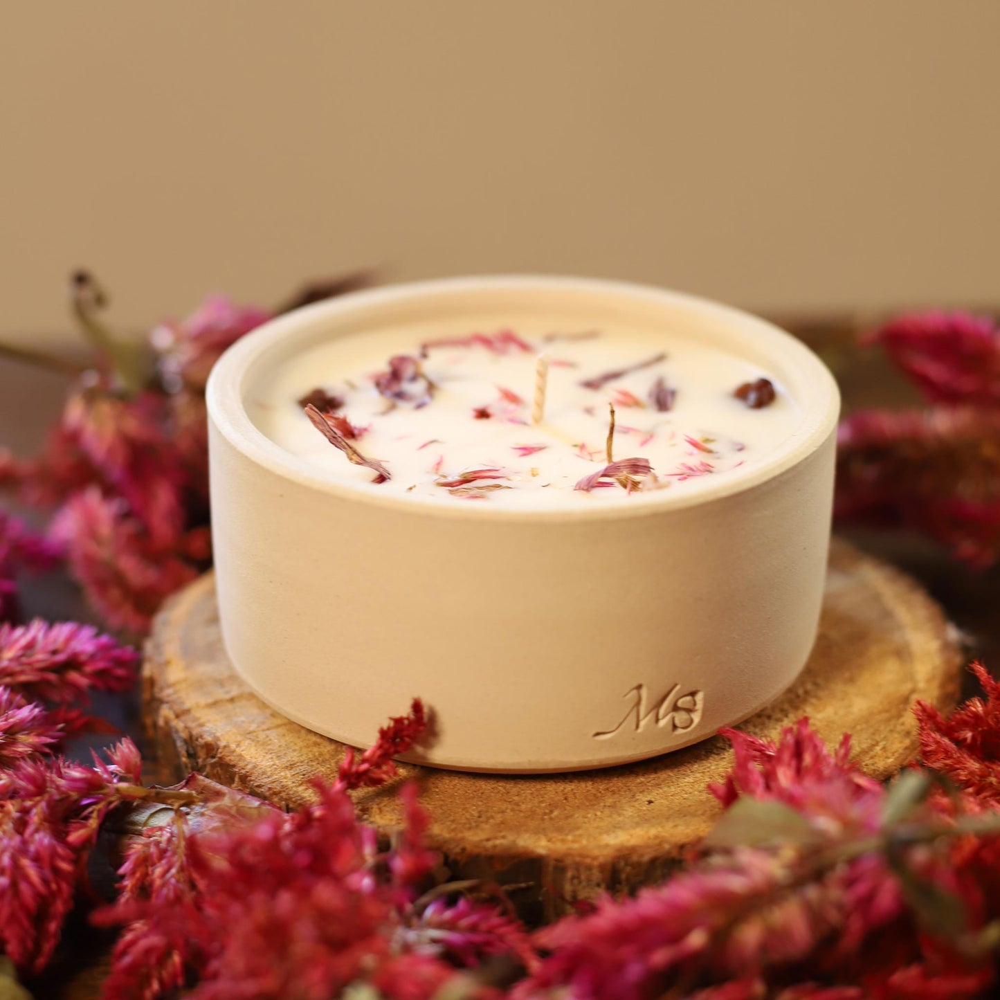 Bougie de fleurie 200 gram Dimanche gourmand