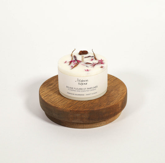 Bougie de fleurie 80g Dimanche gourmand