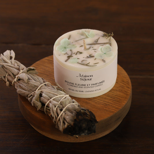 Bougie de fleurie 80g Rituel de soir
