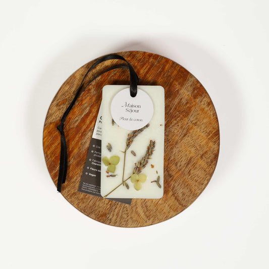 Carte florale parfumèe Fleur de coton
