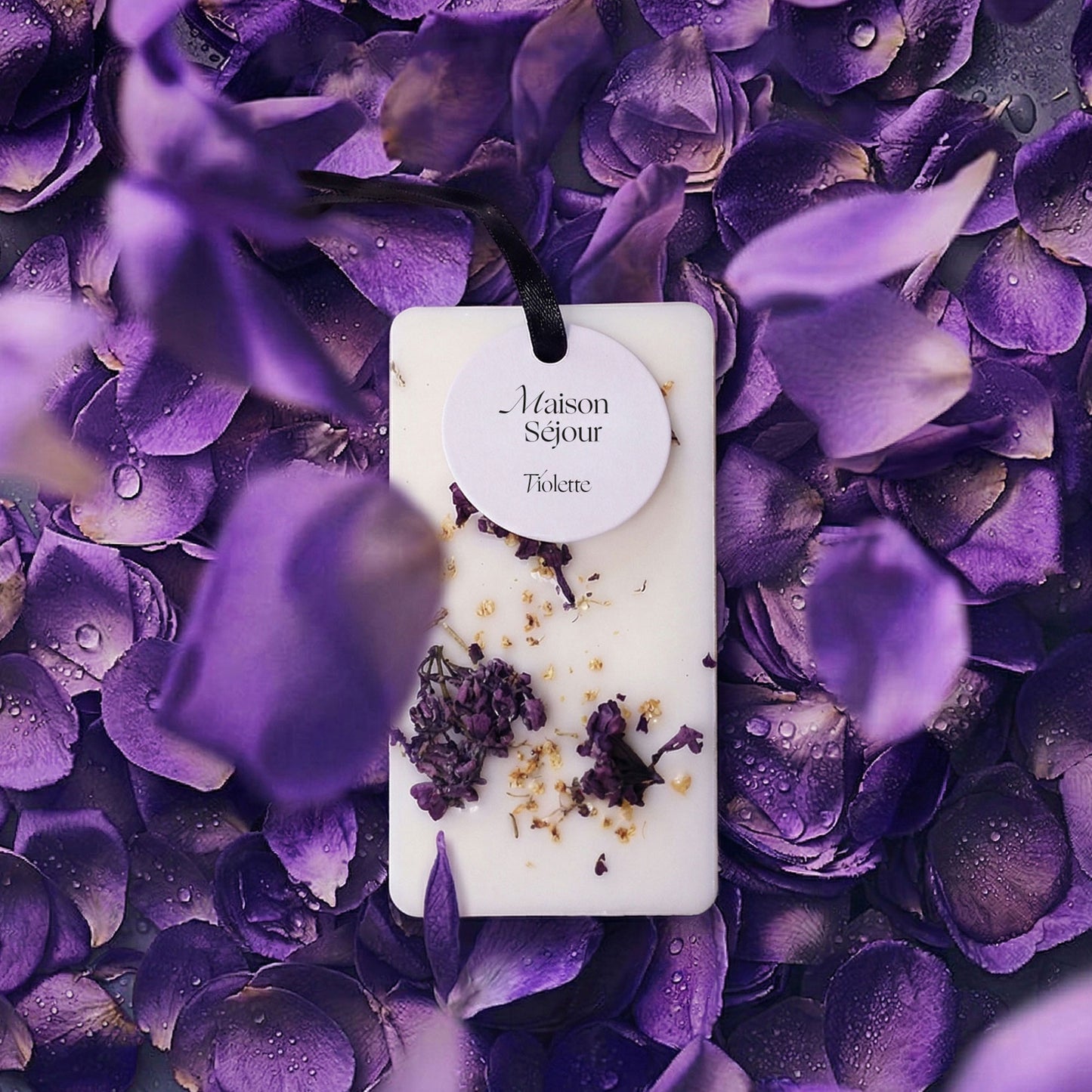 Carte florale parfumèe Violet