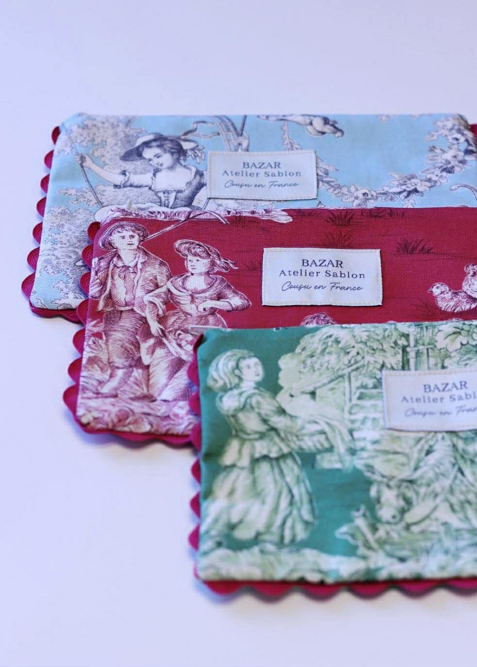 Liten toalettmappe fra Bazar Atelier Sablon